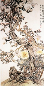 Luhui affluence fleurs traditionnelle Peinture à l'huile